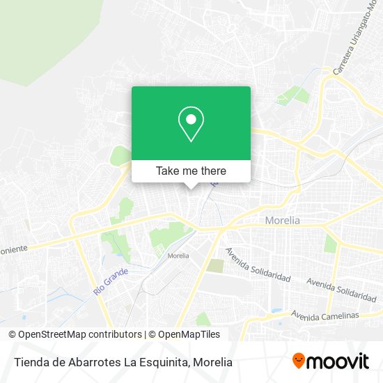 Mapa de Tienda de Abarrotes La Esquinita