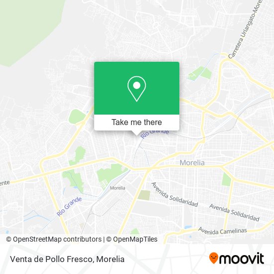 Mapa de Venta de Pollo Fresco