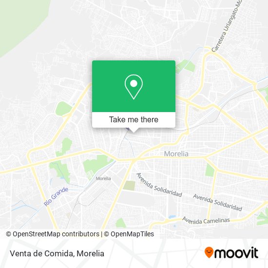 Mapa de Venta de Comida