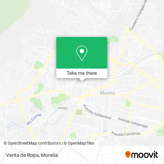 Venta de Ropa map