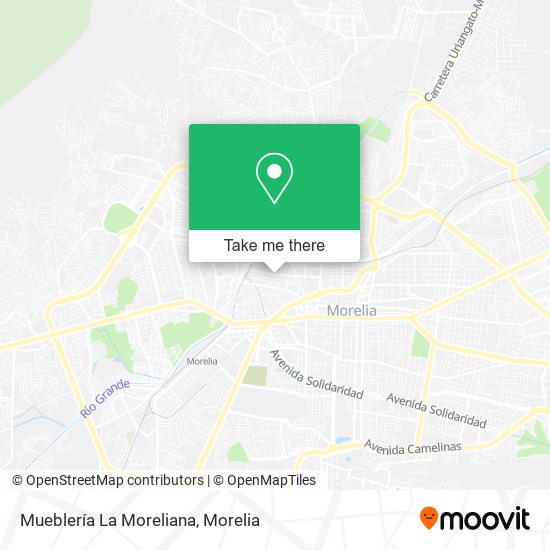 Mapa de Mueblería La Moreliana