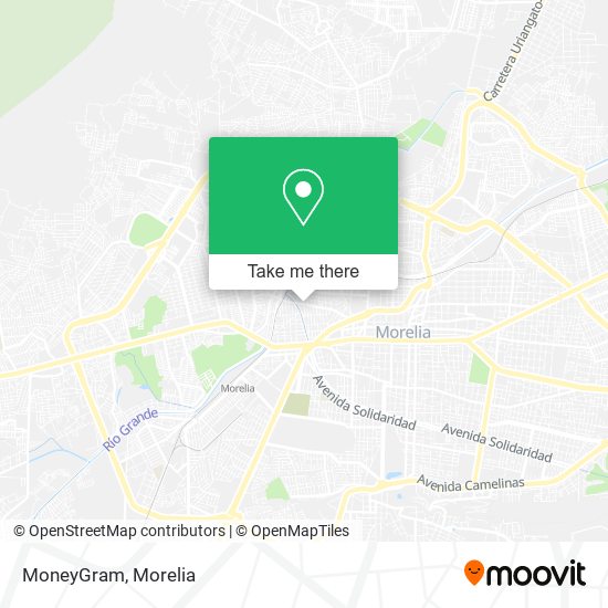 Mapa de MoneyGram