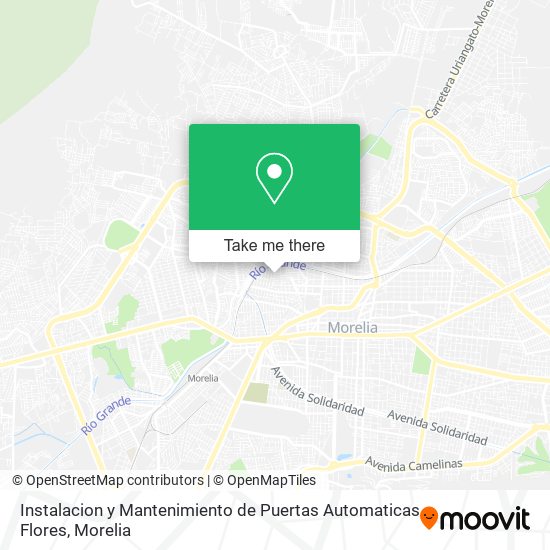 Instalacion y Mantenimiento de Puertas Automaticas Flores map