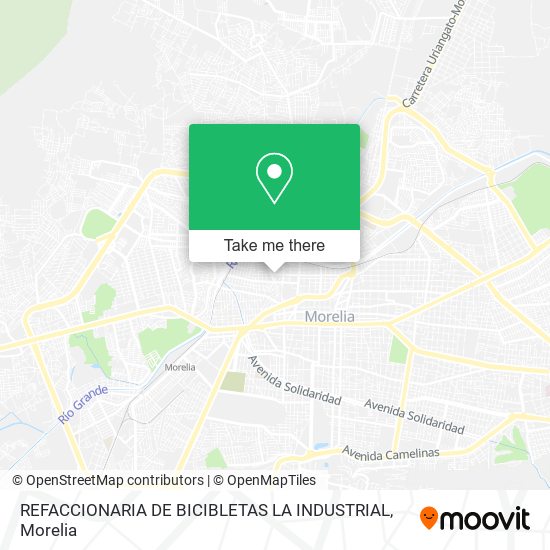 Mapa de REFACCIONARIA DE BICIBLETAS LA INDUSTRIAL