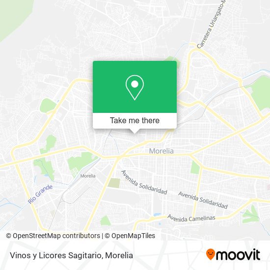 Vinos y Licores Sagitario map