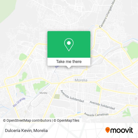 Dulcería Kevin map