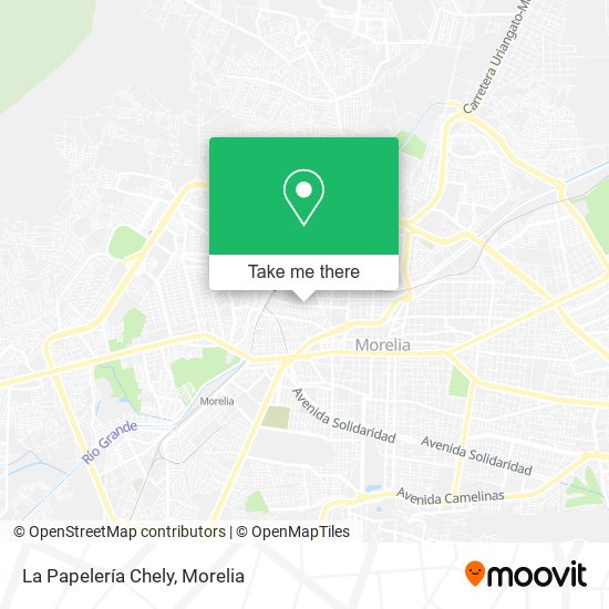 Mapa de La Papelería Chely