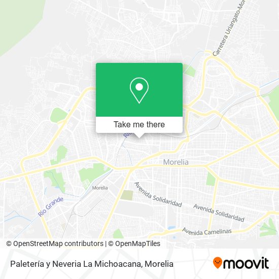 Paletería y Neveria La Michoacana map