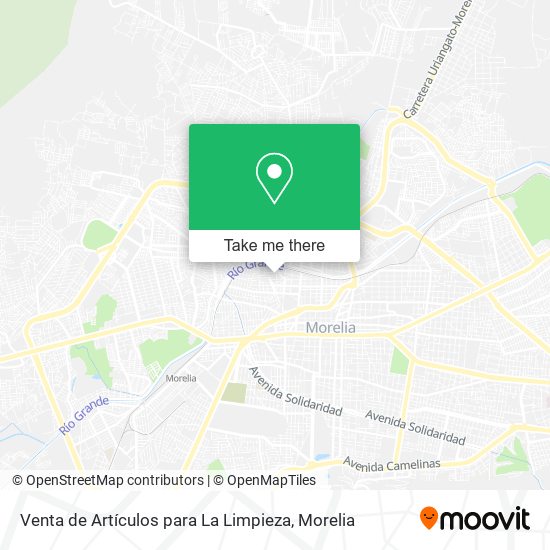 Mapa de Venta de Artículos para La Limpieza