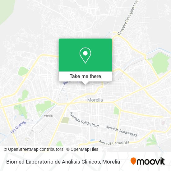 Biomed Laboratorio de Análisis Clinicos map