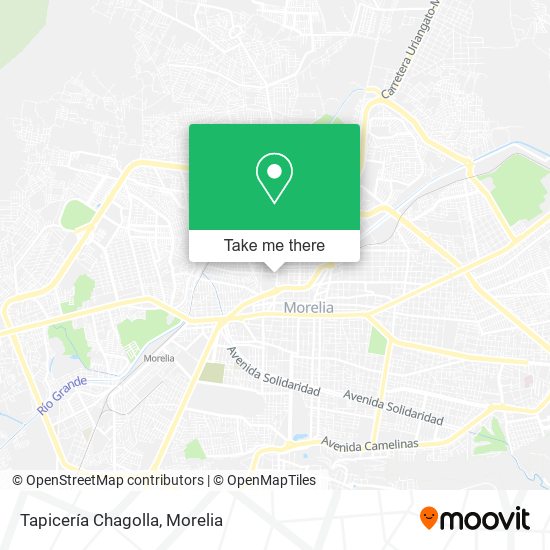 Tapicería Chagolla map