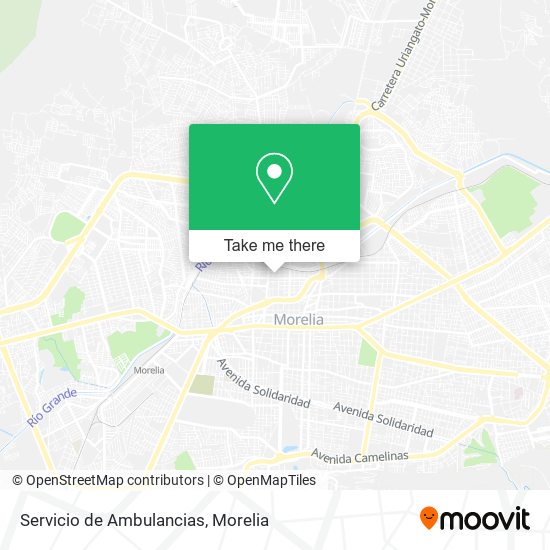 Servicio de Ambulancias map
