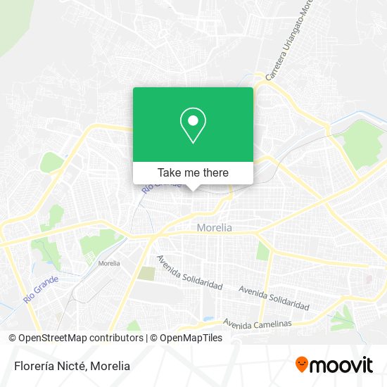 Florería Nicté map