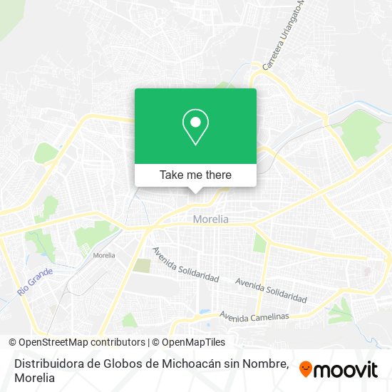 Distribuidora de Globos de Michoacán sin Nombre map