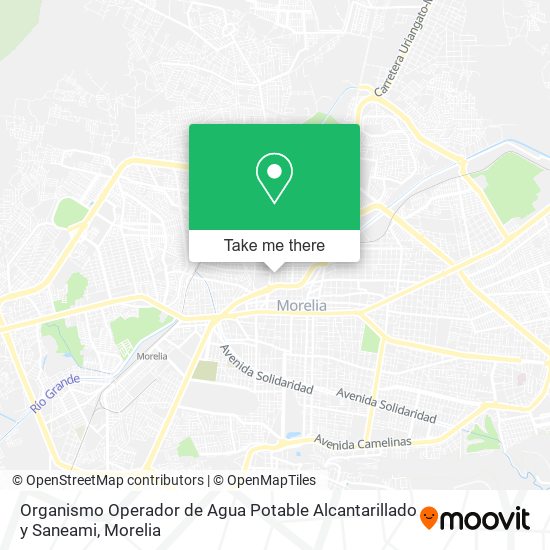 Organismo Operador de Agua Potable Alcantarillado y Saneami map