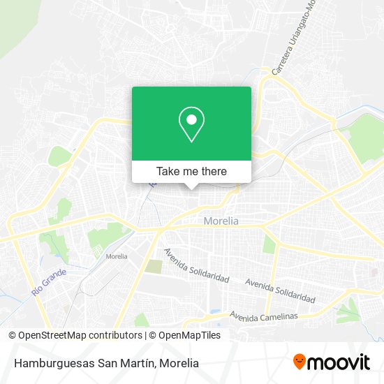 Hamburguesas San Martín map