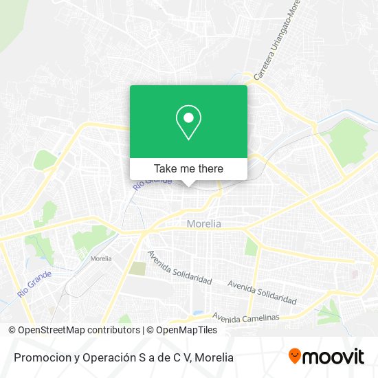 Promocion y Operación S a de C V map