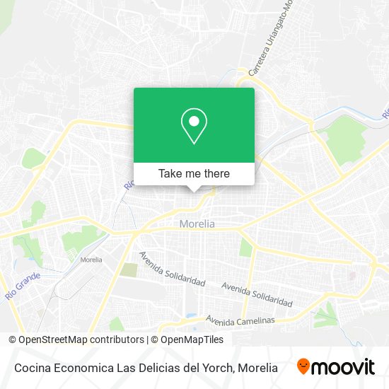 Cocina Economica Las Delicias del Yorch map