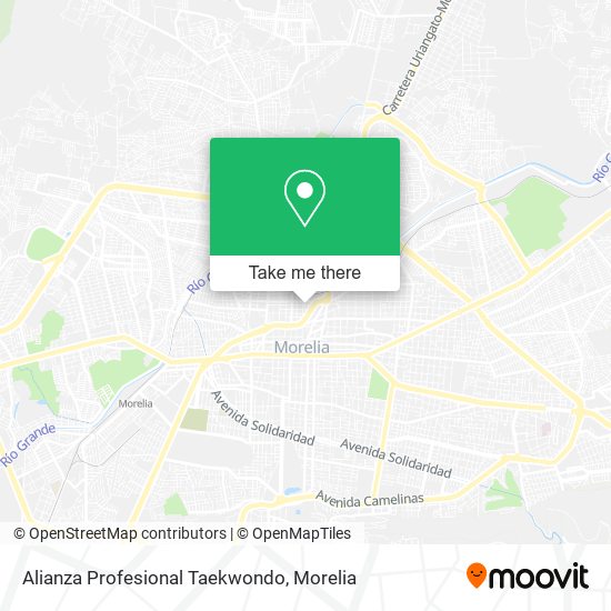 Alianza Profesional Taekwondo map