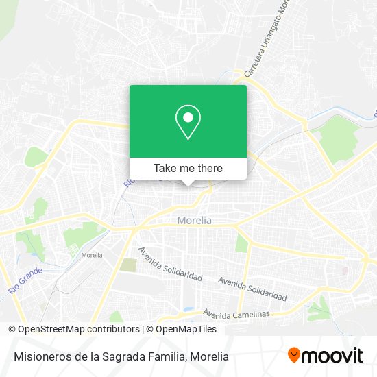 Misioneros de la Sagrada Familia map