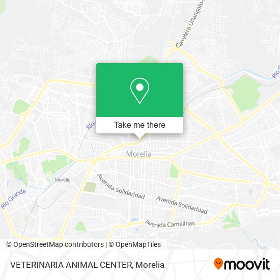 Mapa de VETERINARIA ANIMAL CENTER