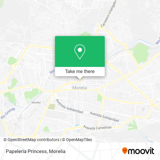 Papelería Princess map