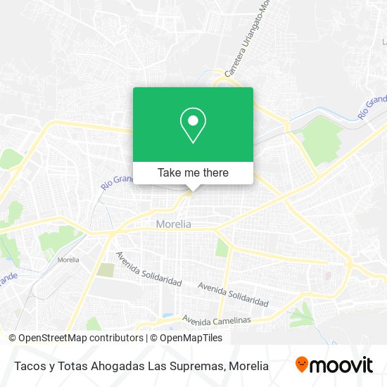 Tacos y Totas Ahogadas Las Supremas map