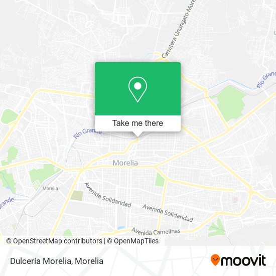 Mapa de Dulcería Morelia