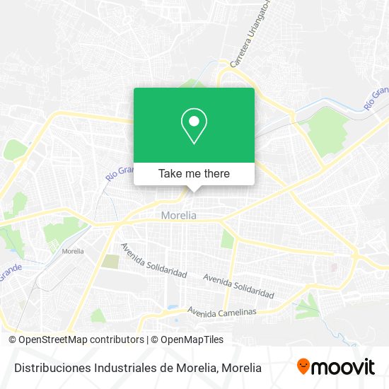 Distribuciones Industriales de Morelia map