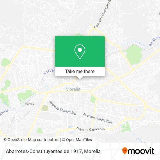 Mapa de Abarrotes-Constituyentes de 1917