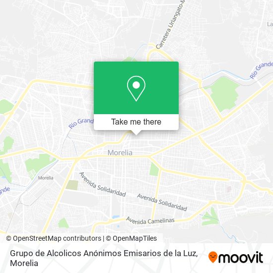 Grupo de Alcolicos Anónimos Emisarios de la Luz map