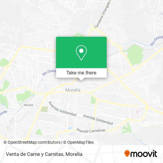 Venta de Carne y Carnitas map