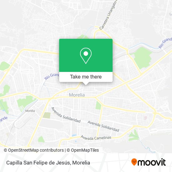 Capilla San Felipe de Jesús map