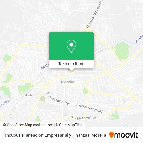 Mapa de Incubus Planeacion Empresarial y Finanzas