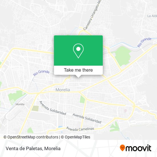 Venta de Paletas map