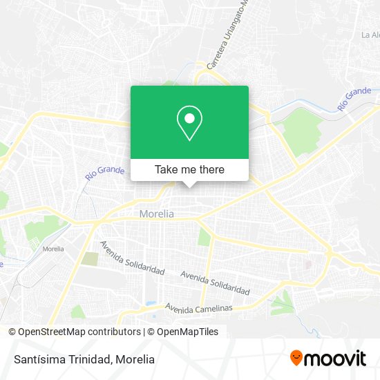Santísima Trinidad map