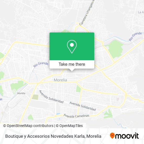 Boutique y Accesorios Novedades Karla map