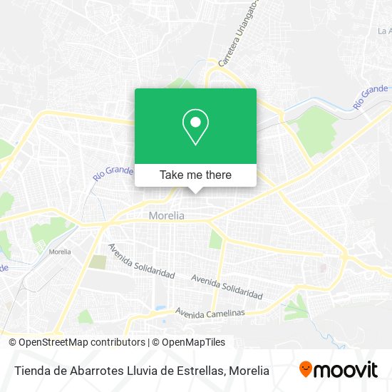Tienda de Abarrotes Lluvia de Estrellas map
