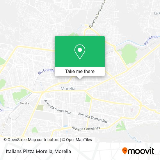 Italians Pizza Morelia map