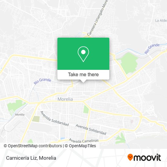 Mapa de Carnicería Liz