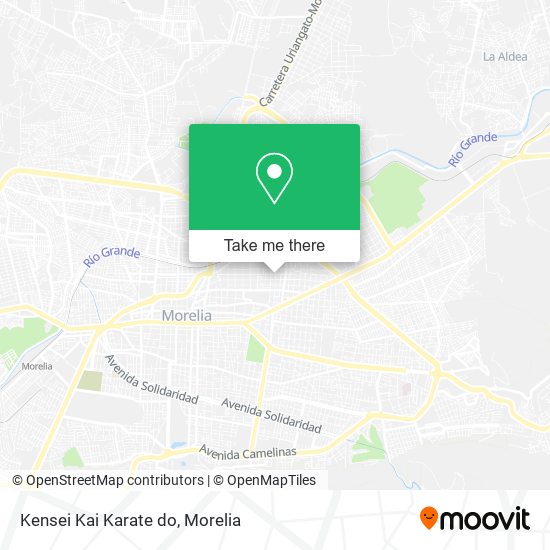 Mapa de Kensei Kai Karate do