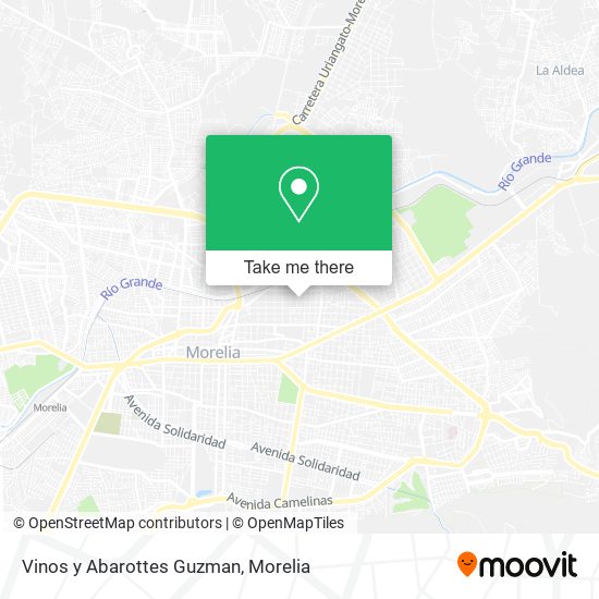 Mapa de Vinos y Abarottes Guzman
