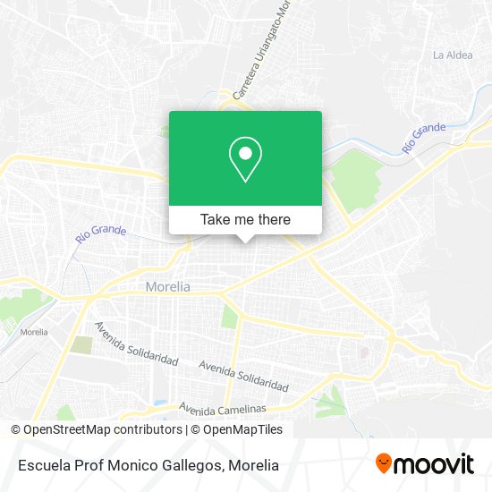 Escuela Prof Monico Gallegos map