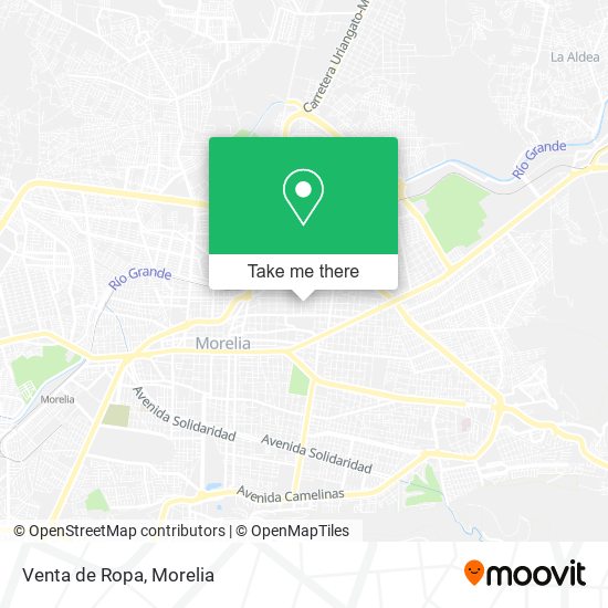 Venta de Ropa map