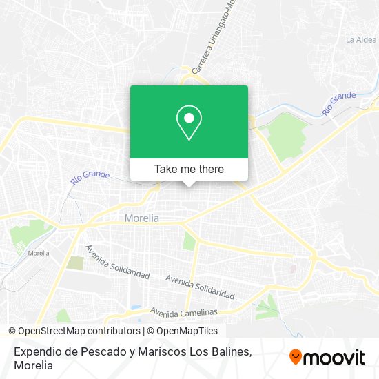 Expendio de Pescado y Mariscos Los Balines map