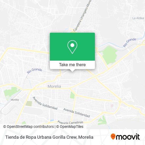Tienda de Ropa Urbana Gorilla Crew map