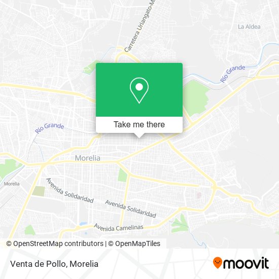 Venta de Pollo map