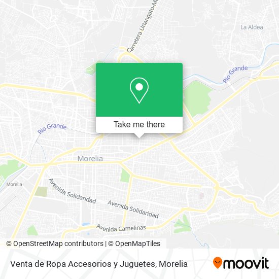 Mapa de Venta de Ropa Accesorios y Juguetes