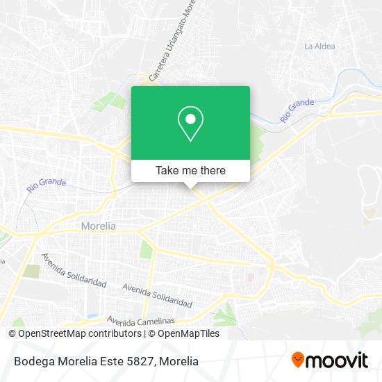 Bodega Morelia Este 5827 map