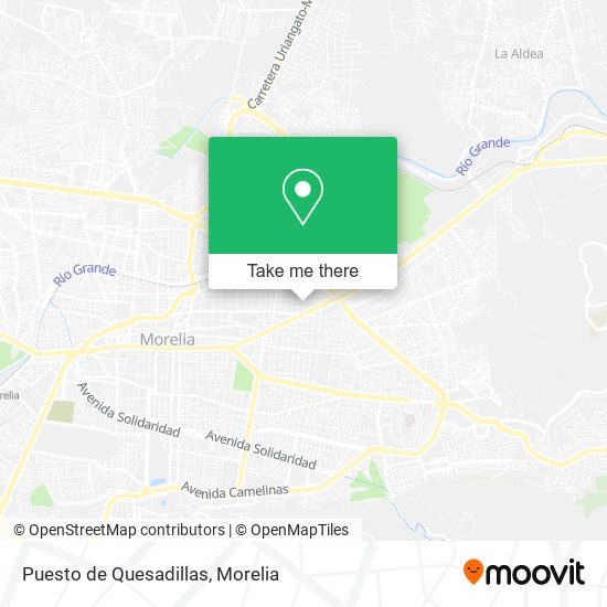 Mapa de Puesto de Quesadillas
